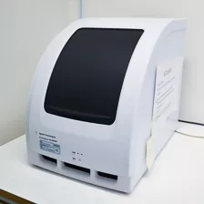 Lab equipment, a real-time PCR instrument. Photo