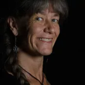 Portrait of Inger Ekström. Photo.
