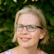 Portrait of Lena Magnusson. Photo.